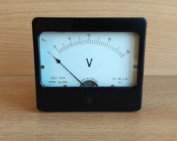 Retro analóg feszültségmérő voltmérő táblaműszer DC 0-100V EKM 120 LV