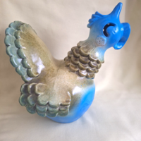 Porcelain, ceramic turkey, turkey rooster