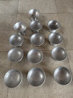 Retro aluminum ice cream sundae cup 13pcs