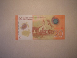 Nicaragua - 20 Cordobas 2014 UNC polymer