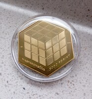 2024 3000 Ft forint RUBIK KOCKA színesfém BU UNC verdefényes