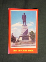 Kártyanaptár,Oroszország,Krim,Szevasztopol,Pavel Nahimov tengernagy emlékmű, 1986  (6)