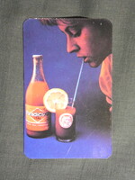 Kártyanaptár,Paradicsom ital,Paks konzervgyár, 1987  (6)