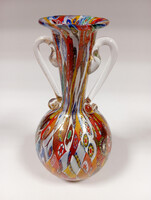 MILLEFIORI VASE MADE OF MURANO GLASS