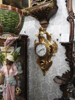 Barokk falióra *Charles-François Barbier (clockmaker). Párizsi manufaktúra XVIII. század! Jelzett!