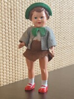 Ritka vintage német ARI baba népviseletben A073