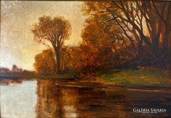Markó Ernő (1868 - 1945) : Folyópart