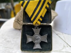 Emperor Franz Joseph Mobilization Cross, original ribbon! 1912-1913