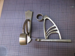 Art Nouveau Curtain Rod with Yellow Drapery Holders