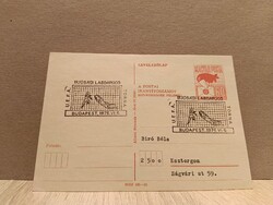 UEFA Ifjúsági Labdarúgó Torna alkalmi bélyegzéses levelezőlap – Budapest 1976