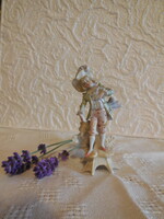 Bécsi miniatűr  figura , 10 cm , finom kidolgozás