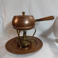 Birth & Gramm sváci prémium réz fondue készlet