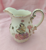 Zsolnay Porcelain Butterfly Pattern Mokkás Milk Jug - Flawless