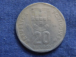 Portugália  20 Escudo 1986