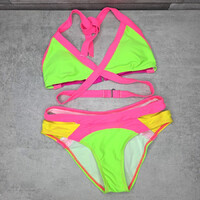 Neonszínű női bikini, XS