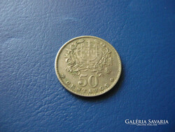 PORTUGÁLIA 50 CENTAVOS 1963