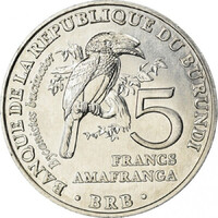 Burundi 5 Francs 2014 - Trombitás szarvascsőrű - verdefényes