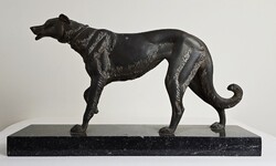 Kutya bronz szobor (T:349)