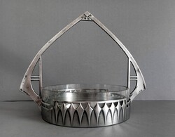 Albert Kohler/WMF modell nº 645 jugendstil/szecessziós gyümölcskosár, 1905 - tervező Albin Müller