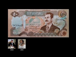 UNC - 100 DINARS - NAGY ALAKÚ BANKJEGY - IRAK 1994 A Diktátor képeivel! (OLVASS!)