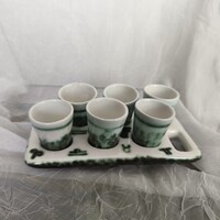 Gorka Géza Zodiac Ceramic Pálinka Set (1960s)