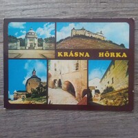 Krasznahorka/Krasna Horka, Szlovákia színes mozaik képeslap 1980-1990-es évekből, nem írott