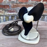Retro - Vintage VKM gumi lapátos bézs bakelit asztali ventilátor