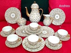 Herendi Sprog tea set in original box