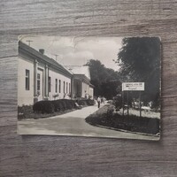 Pöstyén/Piešťany, Szlovákia-Eva gyógyintézet fekete-fehér képeslap az 1950-1960-as évekből, írott)