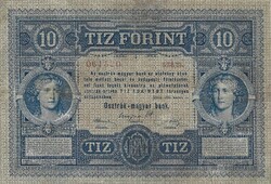 10 forint / gulden 1880 restaurált 3. pici javítás