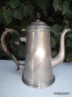 TEÁSKANNA -1920 év - JELZETT -  D.R.P. - art deco -kávéskanna -  FA - FÜL - 0.5 liter