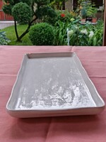 Vintage Kispesti Gránit stoneware CAKE PLATE / SERVING DISH / TRAY