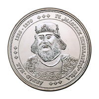 Magyarország Keresztény Királyai IV. Béla 1235-1270 emlékérem 20g Ag333