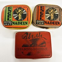 3 doboz lemezjátszó / gramofon tű
