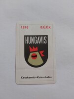 HUNGAVIS kártyanaptár 1976 - Kecskemét- Kiskunhalas