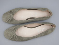 Új! 5TH Avenue velúrbőr balerina, 40 -es