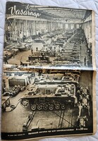 1941 KÉPES VASÁRNAP GAZDAG KÉPANYAG II VILÁGHÁBORÚ HORTHY - MAGYAROK A KELETI HADSZINTÉREN HADIGYÁR