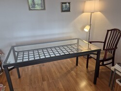 IKEA loft/indusztriális étkező-dolgozó asztal, 6-8 személyes