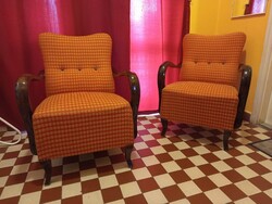 Art deco fotel 2 db együtt