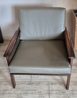 Mid-century modern, dán rózsafa fotel 1960's Illum Wikkelso Capella chair