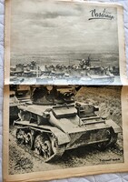 1940 KÉPES VASÁRNAP GAZDAG KÉPANYAG II VILÁGHÁBORÚ HORTHY - PÁNCÉLOS HADVISELÉS