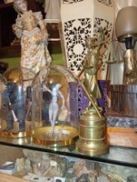 Justitia réz szobor 24.5 cm magas