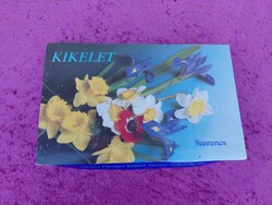 Retró Szerencsi Kikelet bonbonos / desszertes doboz (Szerencsi Édesipari Vállalat)