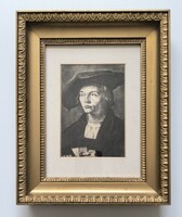 Albrecht Dürer(1471-1528): Bernhard von Reesen portréja. Rézmetszet.