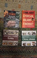 Négy darabos szakácskönyv csomag egyben eladó – Hibátlan állapot!