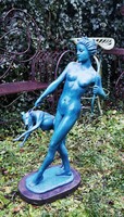 Diana a vadászat Istennője - Monumentális bronz szobor műalkotás