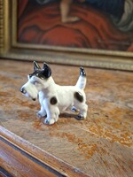 RARE CAPODIMONTE PORCELAIN TERRIER