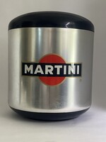 Ritka komplett MARTINI reklám- és bárkollekció – Andy Warhol tükör, reklámtábla, 18 pohár, jégvödör,