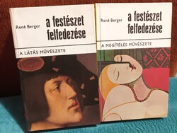 A festészet felfedezése 1-2. - A látás művészete/A megítélés művészete - René Berger, 2 db könyv egy