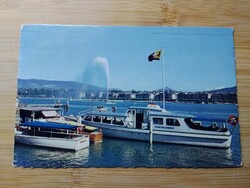 Switzerland, Geneva, harbor, boat, from 1969